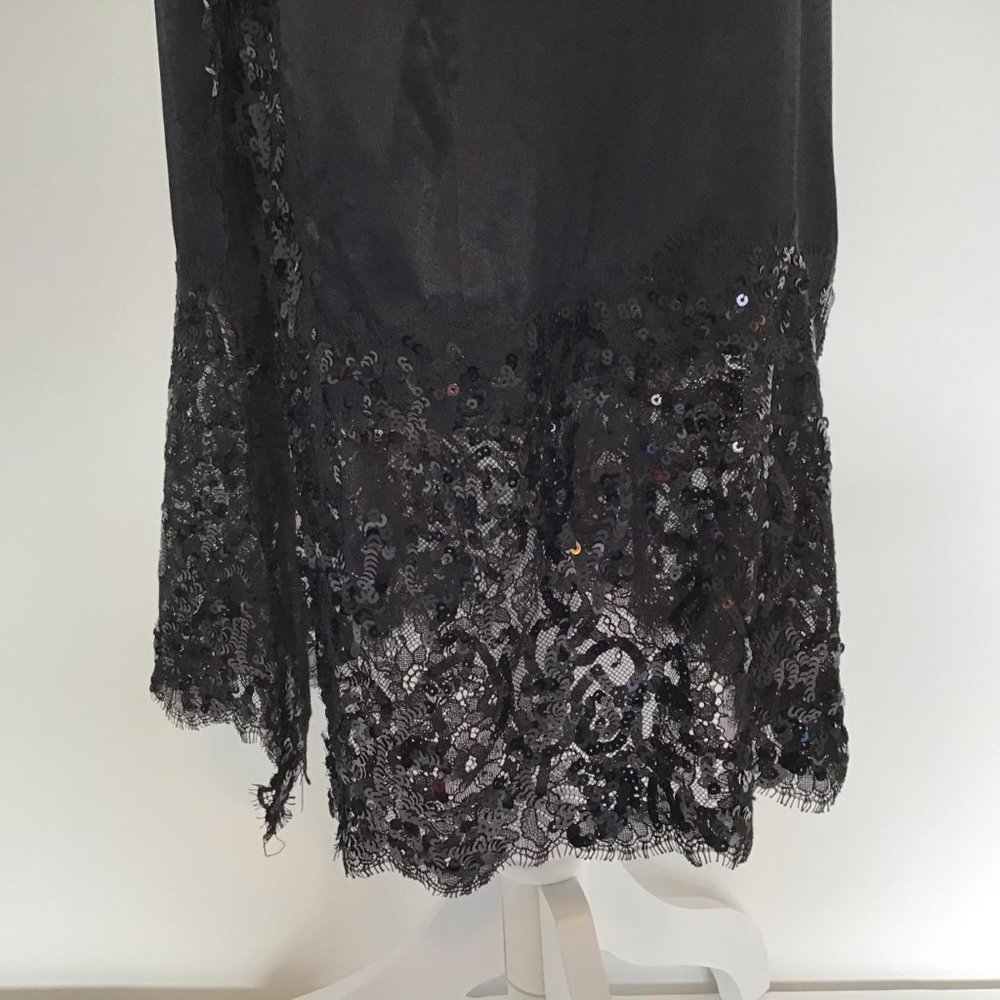 Michael Michael Kors Sateen  Sequenced Lace Midi D - Picture 9 of 13